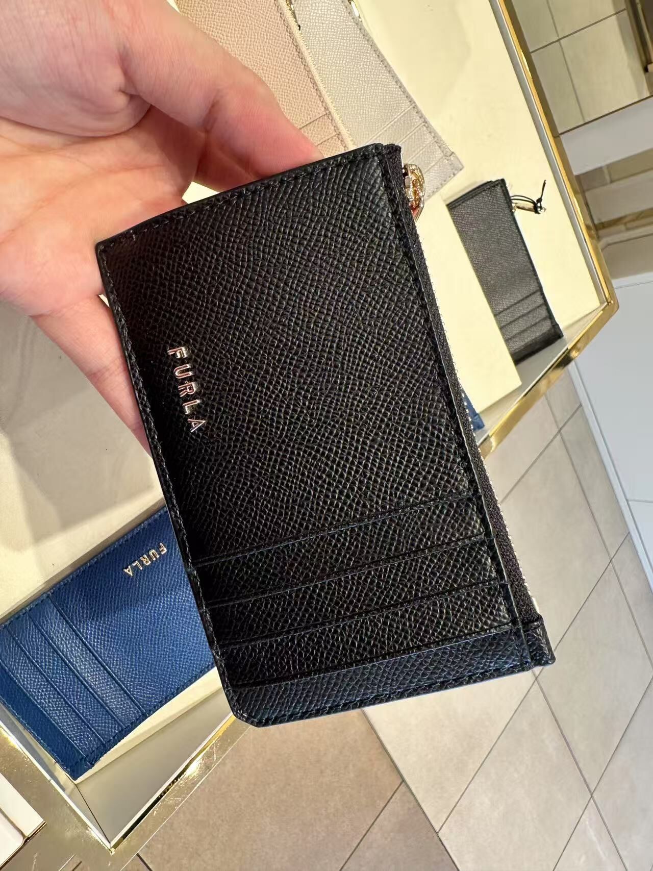 【預購】H032730 Furla  Camelia 皮革卡片夾