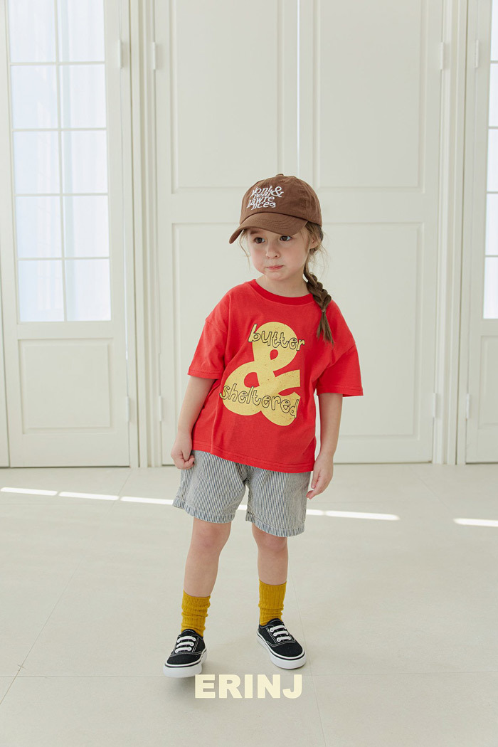 正韓夏Erin_J 美式直條短褲