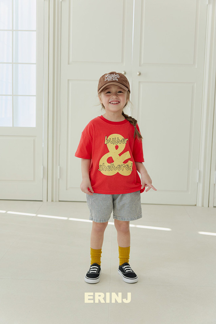 正韓夏Erin_J 美式直條短褲