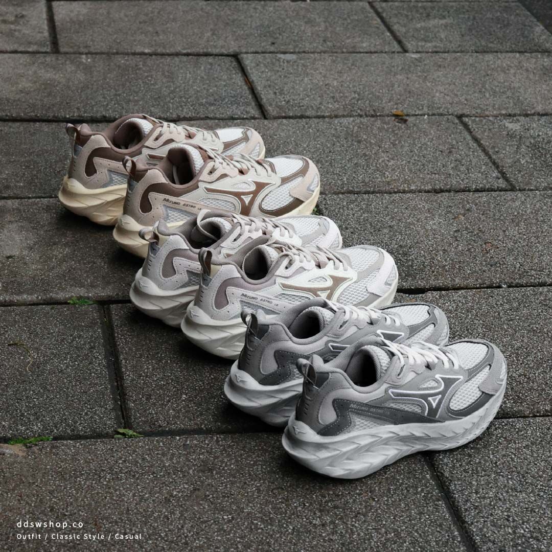"代購" Mizuno Astro LS 復古厚底慢跑鞋 三色