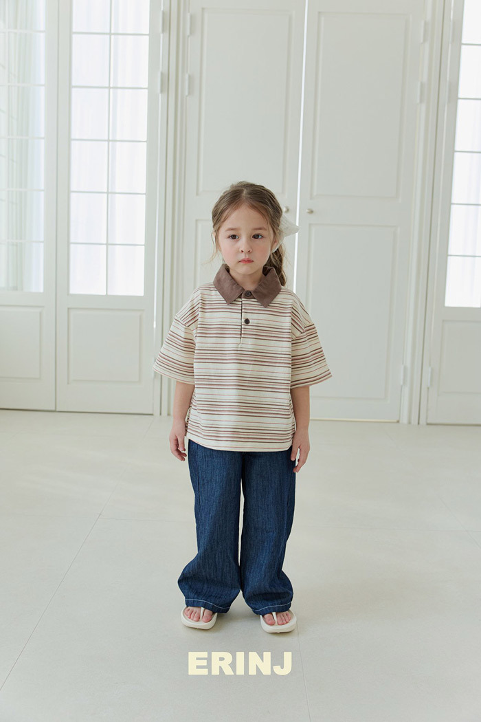 正韓夏Erin_J 中色藍牛仔俐落褲