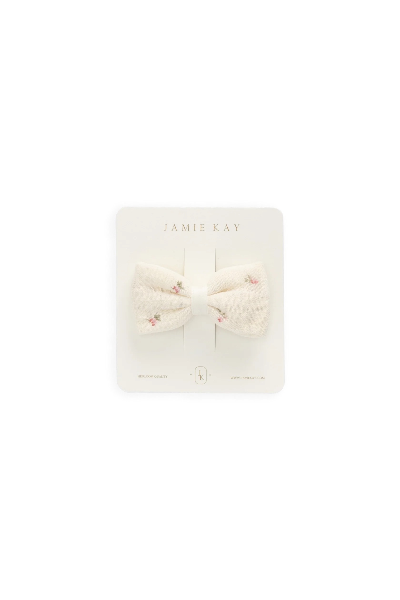 【預購】JAMIE KAY -Organic Cotton Desiree Bow（Willow Rose）