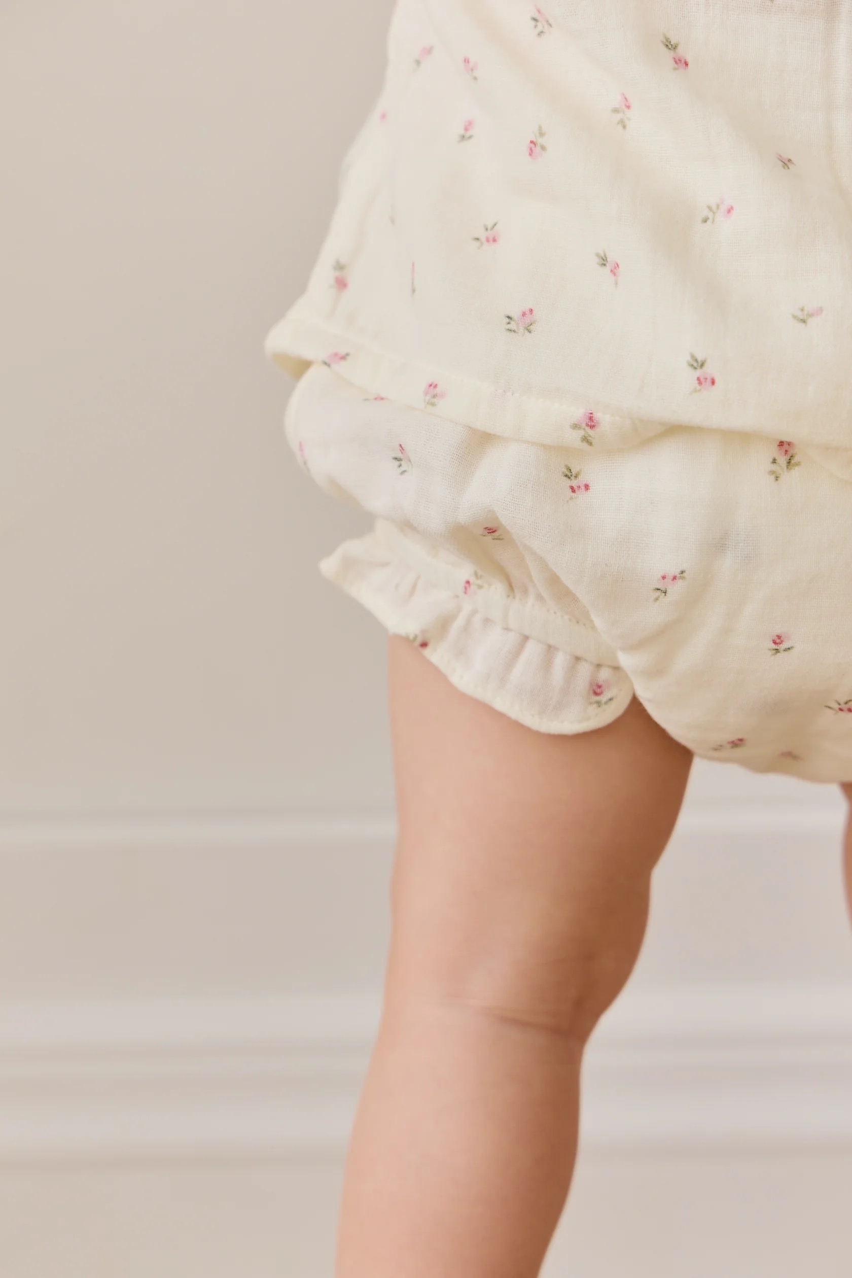 【預購】JAMIE KAY -Organic Cotton Muslin Frill Bloomer（Willow Rose）