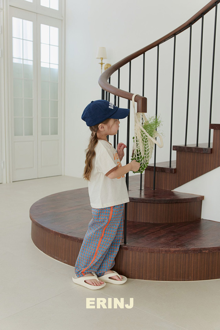 正韓夏Erin_J 兩色日系格紋褲