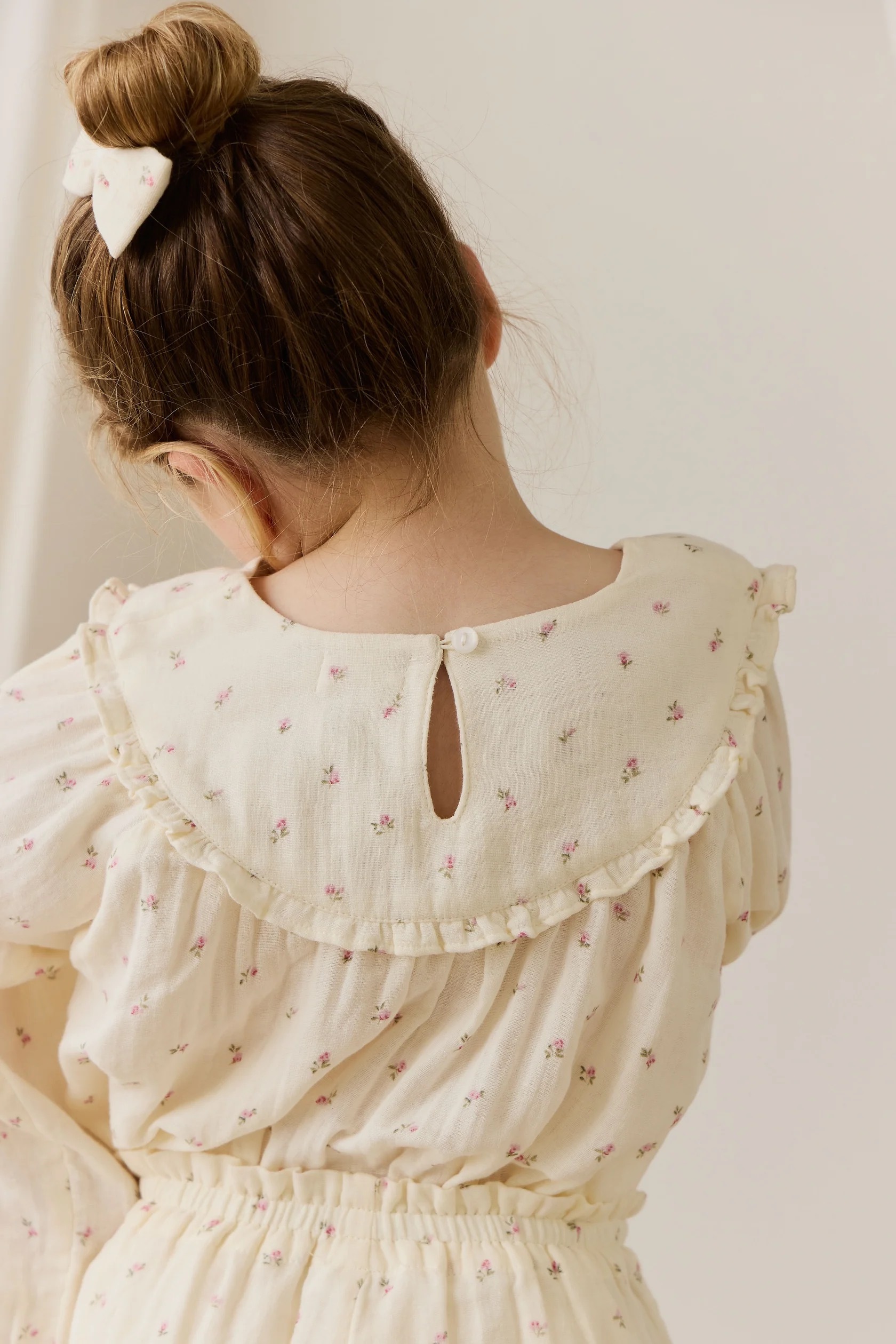 【預購】JAMIE KAY -Organic Cotton Muslin Amira Blouse（Willow Rose）