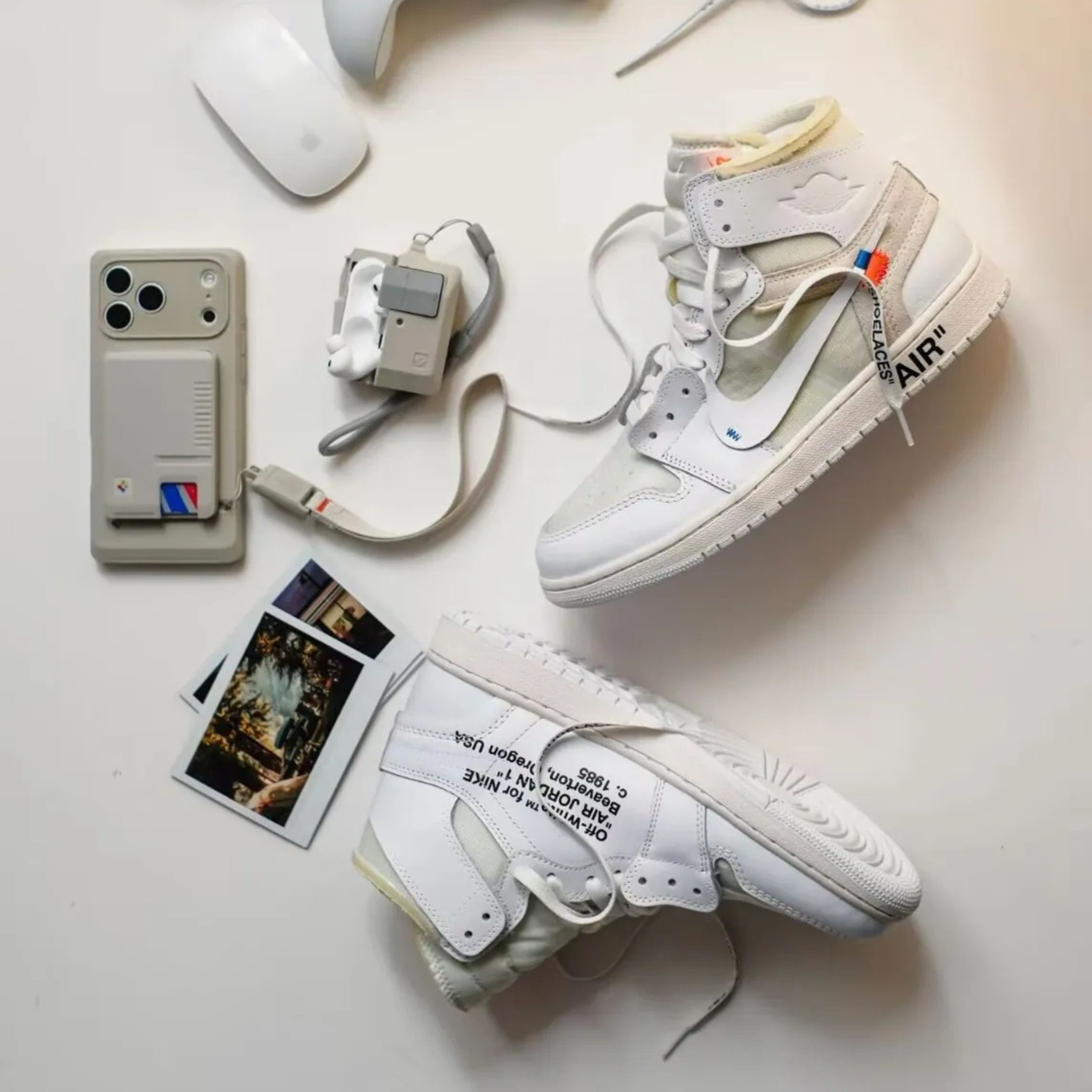 NICEDAY 代購 Virgil Abloh Archive™ x Air Jordan 1 High OG「Alaska」冰川白 冰藍 極地灰 Off-White 解構 限量款 AA3834-100