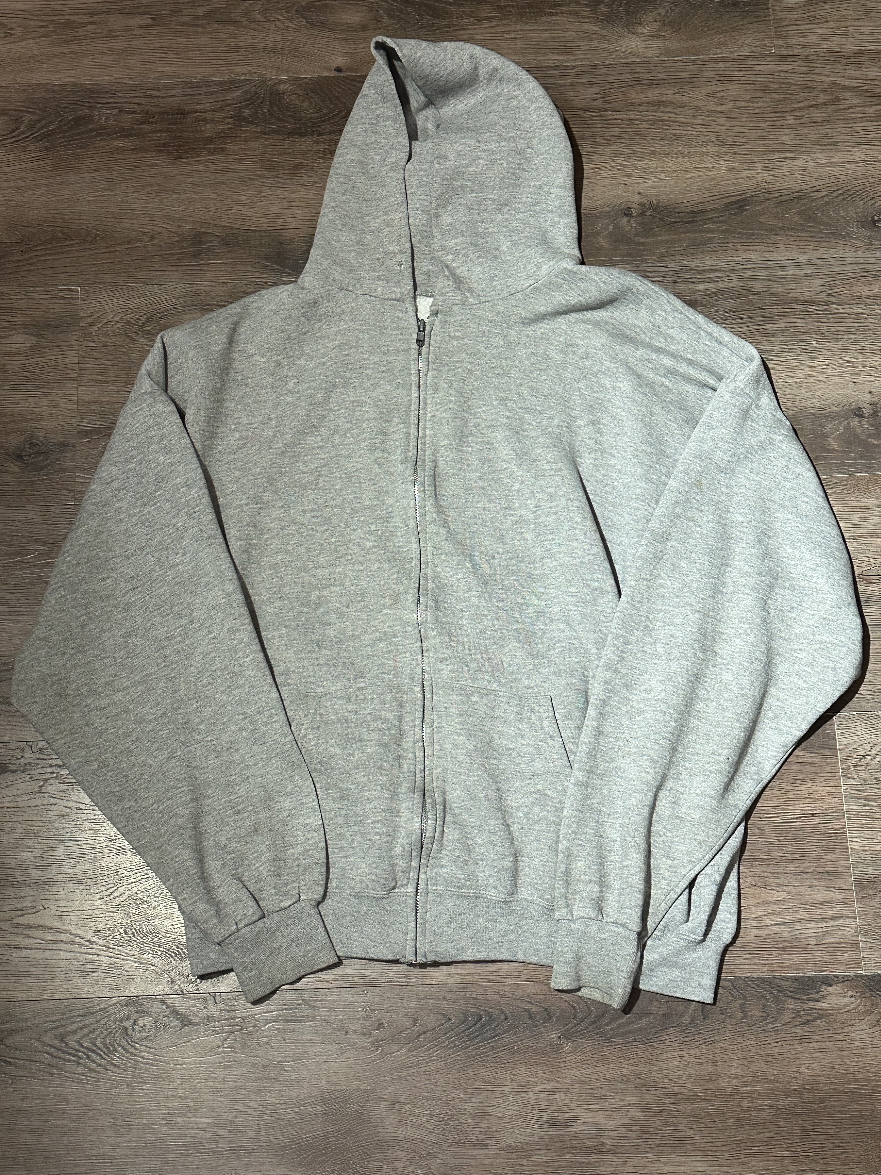 80~90’s SANTEE Zip-Up Sweat Parka(Made In USA)