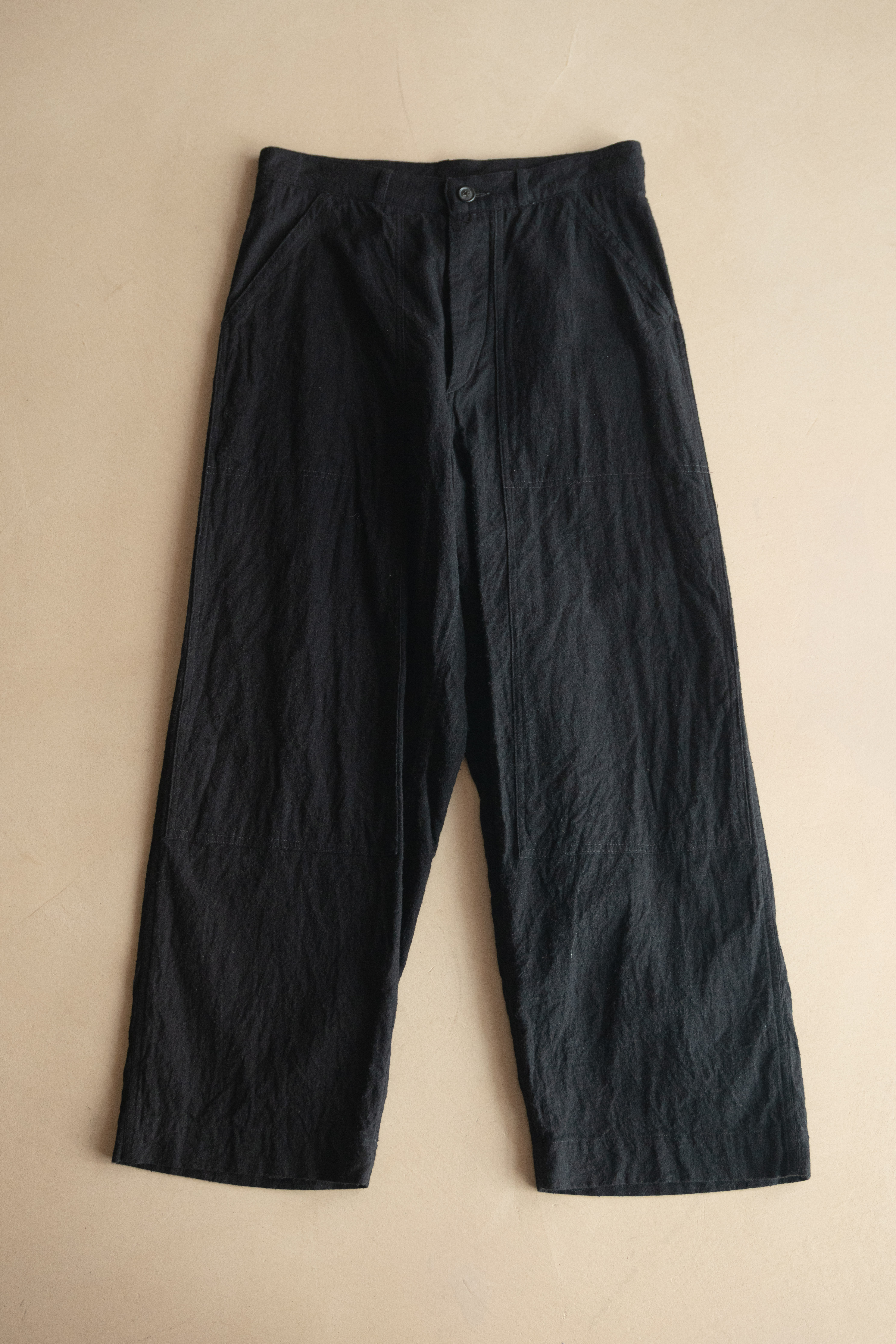 BLURHMS SILK/COTTON NEP PAINTER PANTS