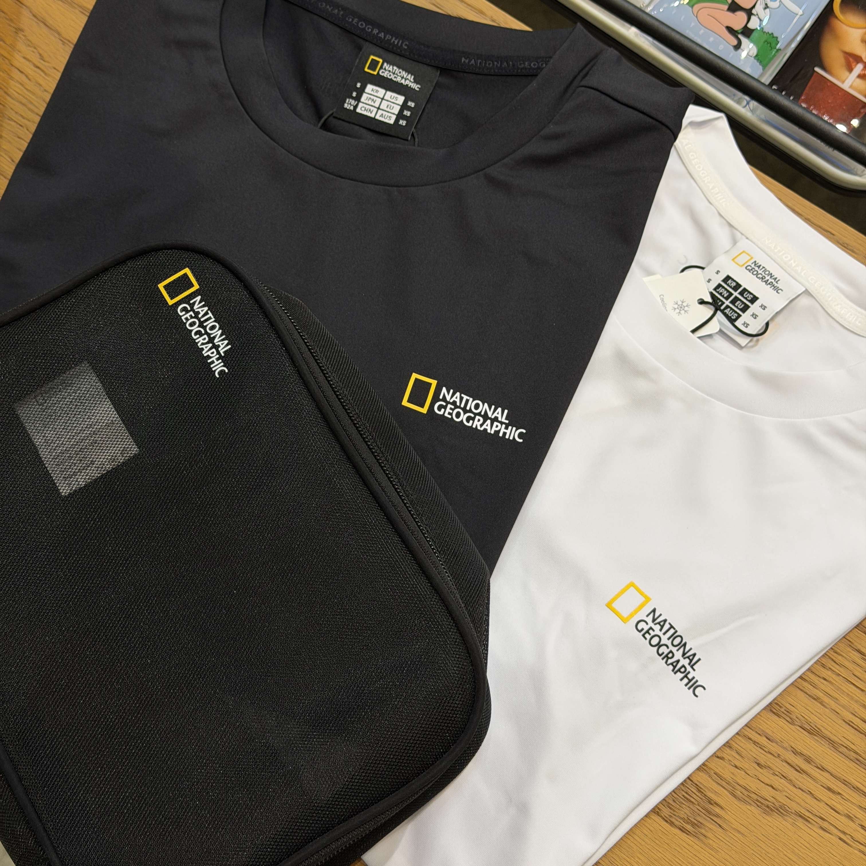 【現貨】NATIONAL GEOGRAPHIC 國家地理 涼感小logo短tee 兩件組 N265UPA010