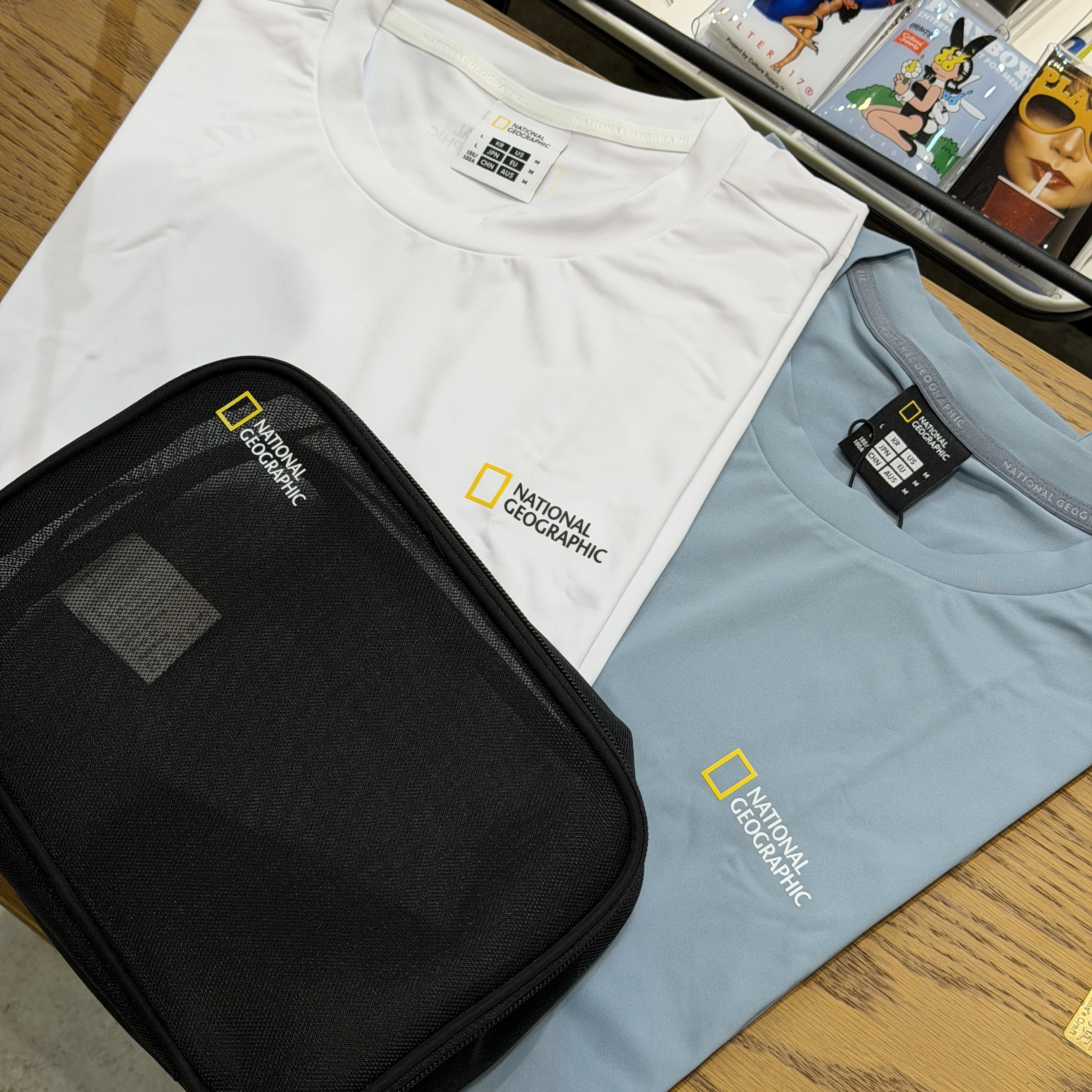 【現貨】NATIONAL GEOGRAPHIC 國家地理 涼感小logo短tee 兩件組 N265UPA010