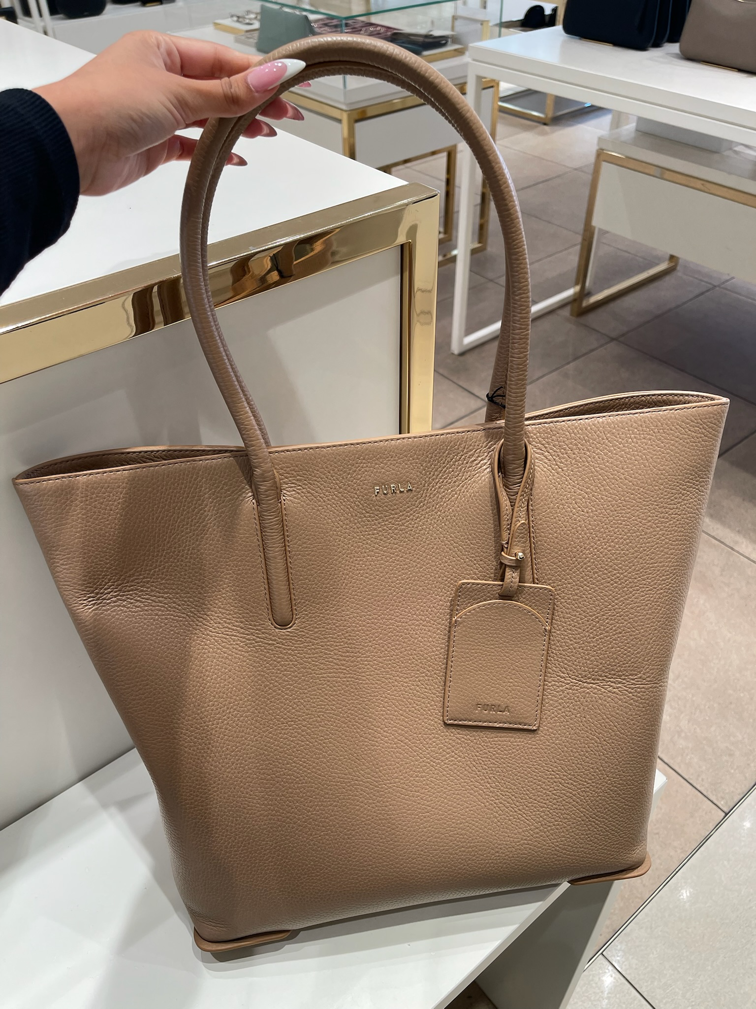 【預購】H032736 Furla 大款皮革托特包