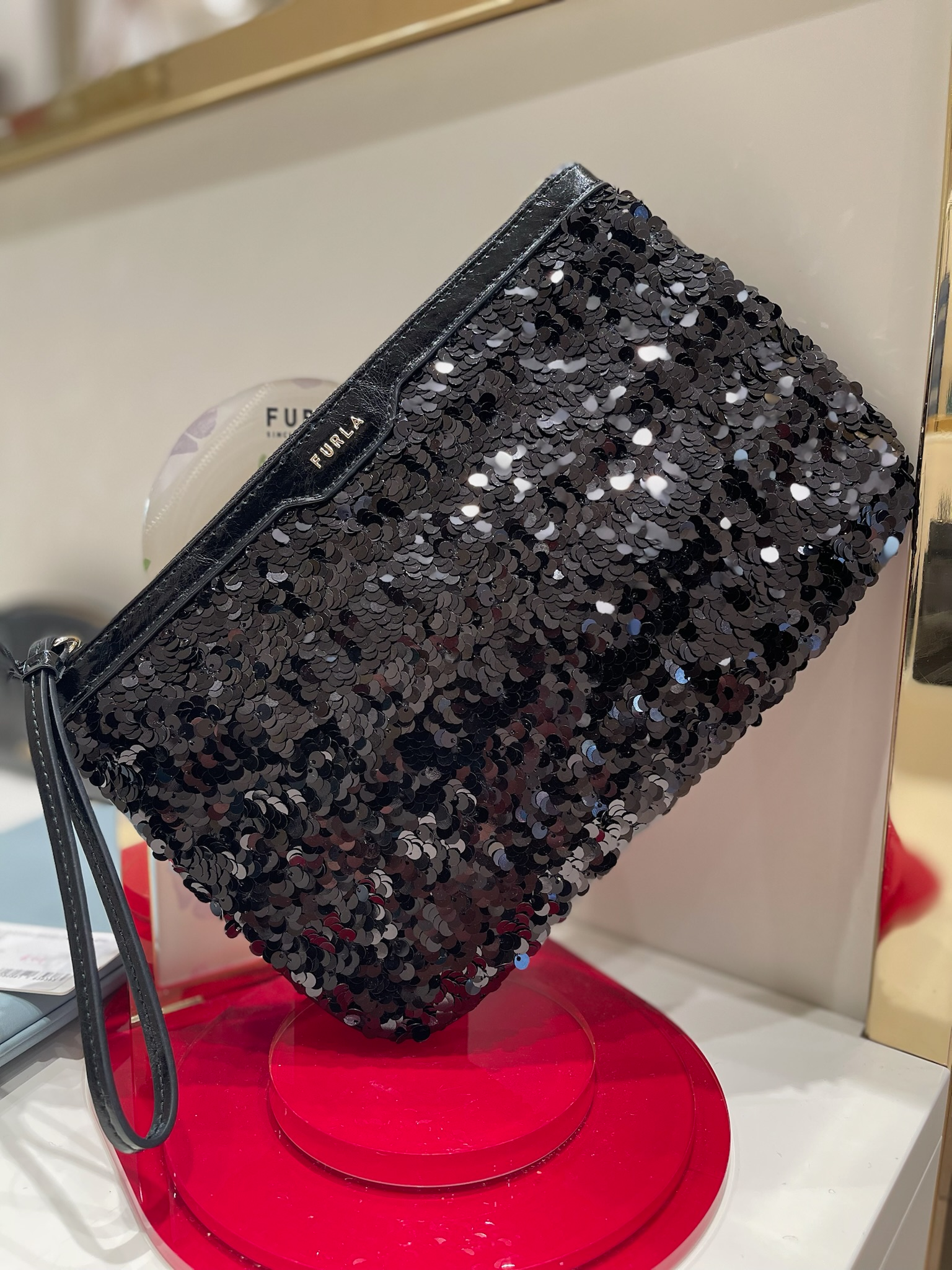 【預購】H032744  Furla 亮片手拿包