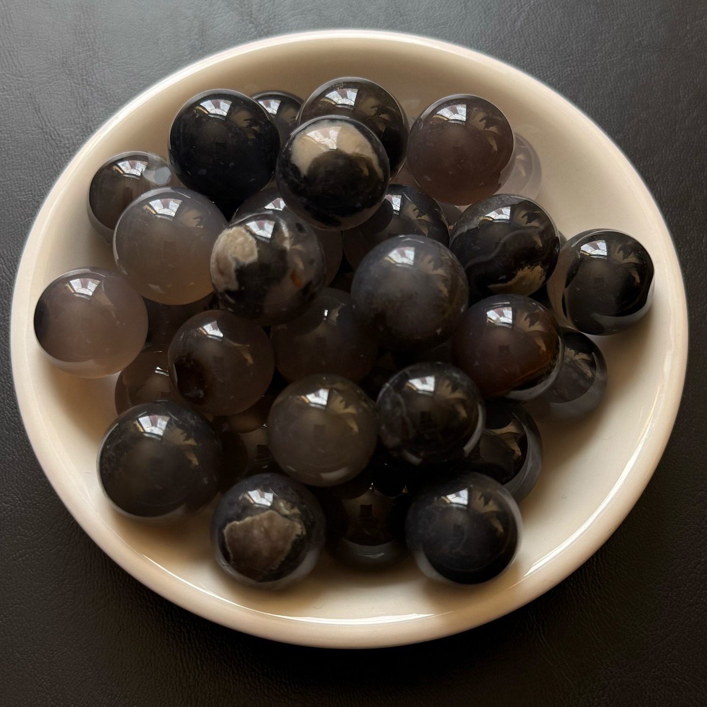 [原石] 火山瑪瑙 水晶小球