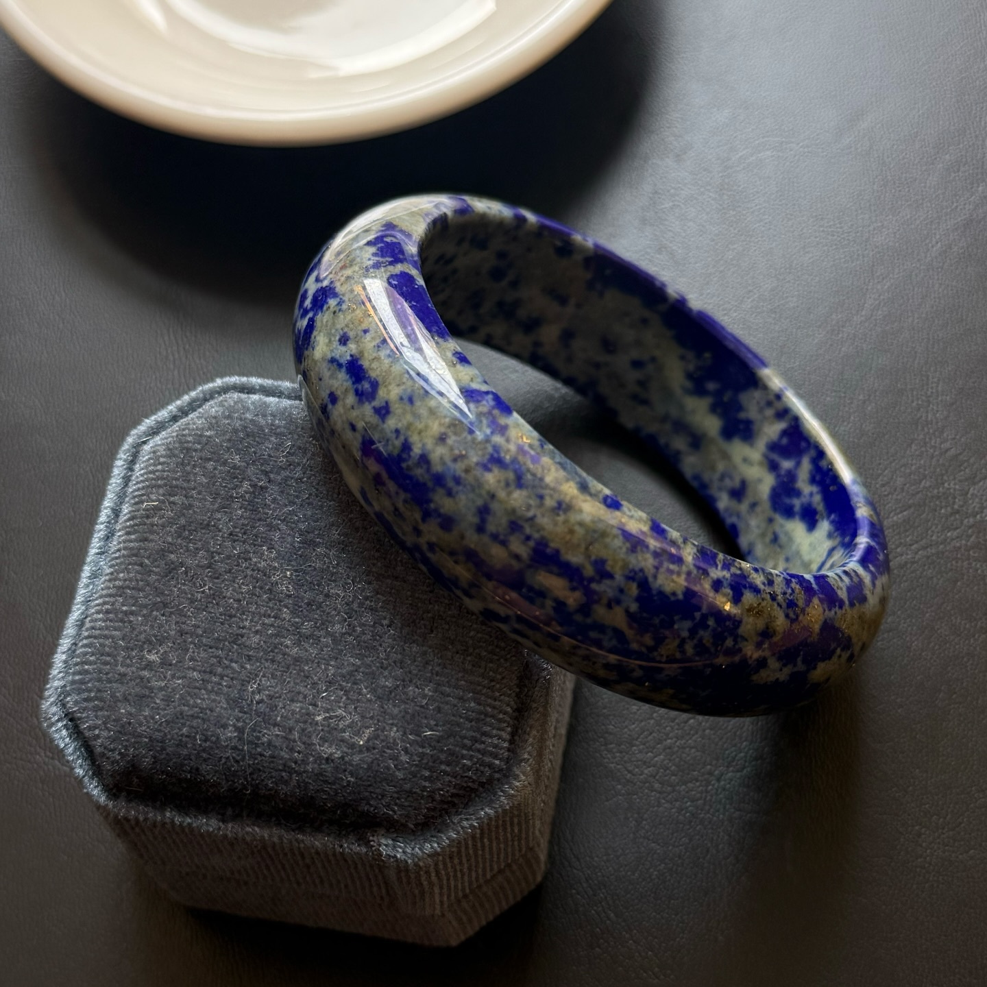 [原石] 青金石 水晶手鐲