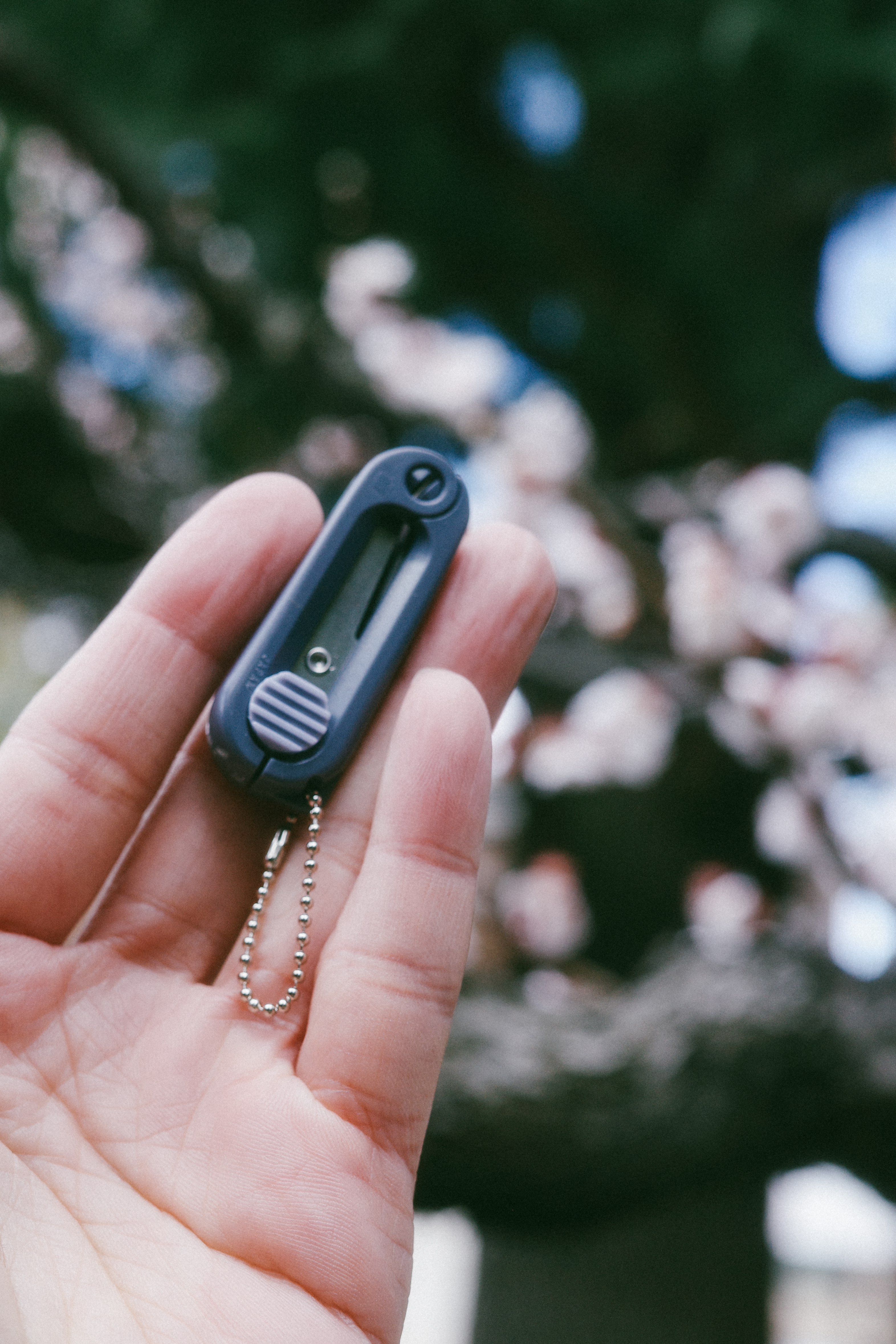 KUTSUWA 日本製和風四季 淡彩藍紫隨身迷你剪刀