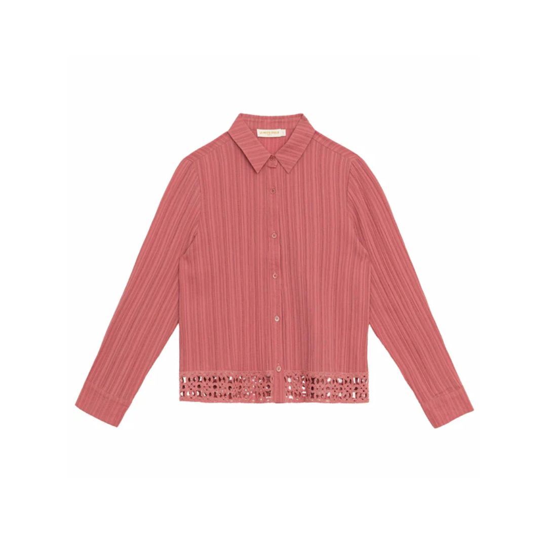 1LP0327-086 [LA PETITE ETOILE] Charlotte Blouse - Blush #CHARLOTTE-C102612B3A/39-BLUSH (EU)