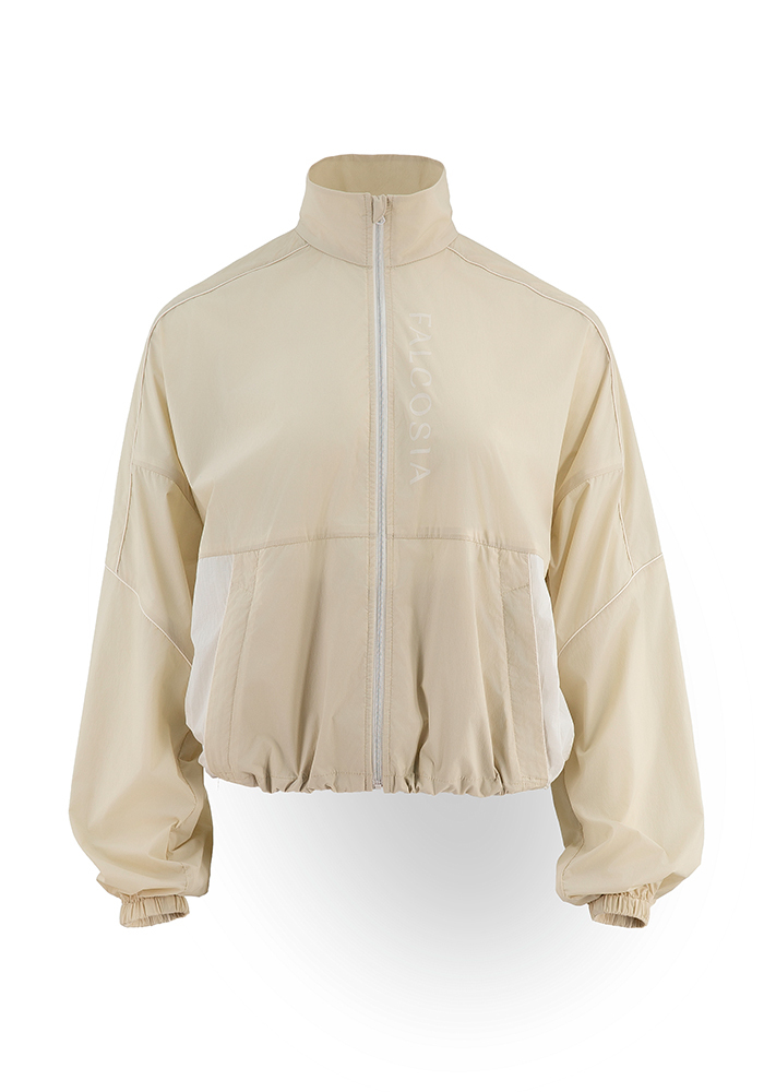 (預購) Eagle疊影防潑輕薄女外套-日光沙色