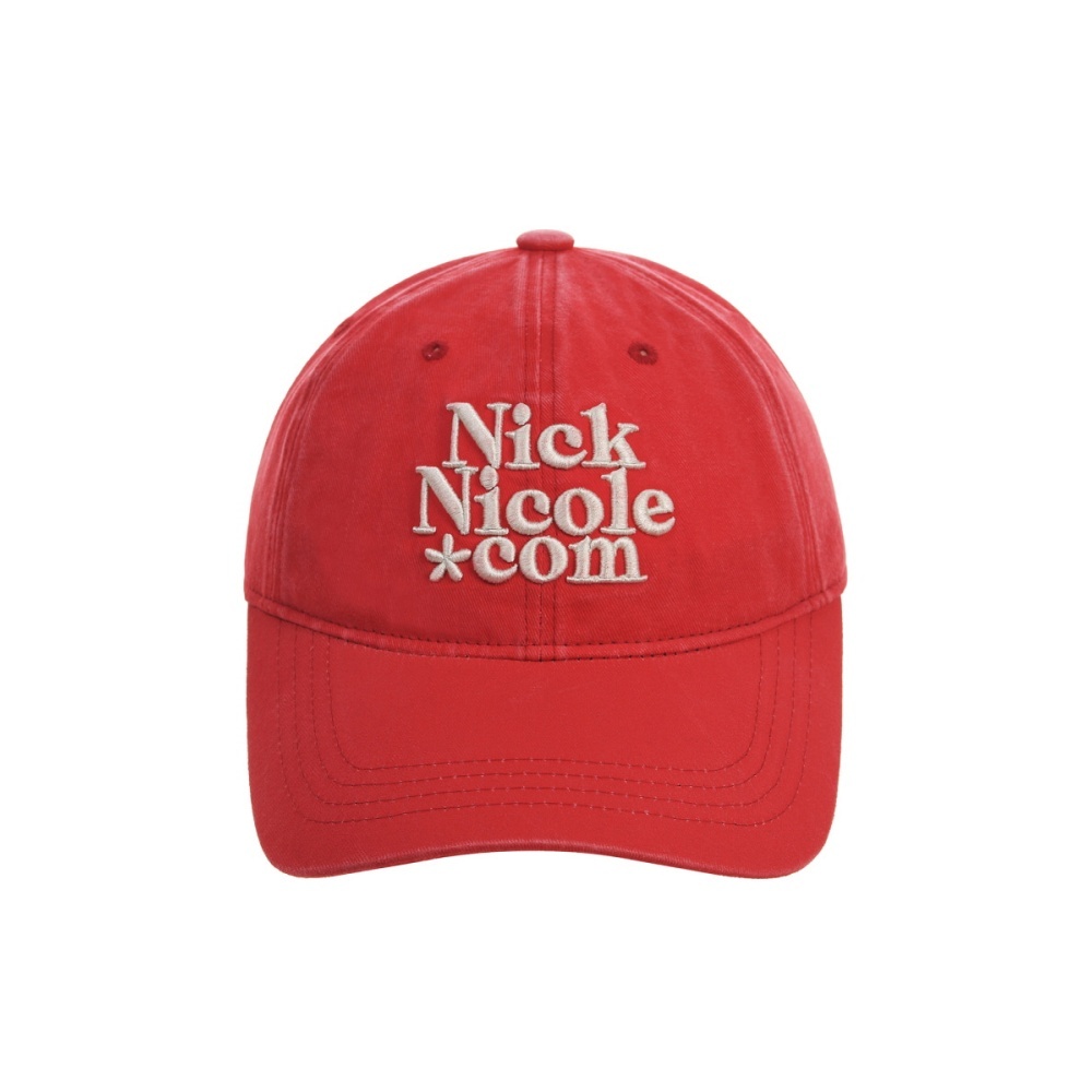 KOR-CCG0327-397 NN DOTCOM SIGNATURE BALL CAP_VINTAGE RED (A97)