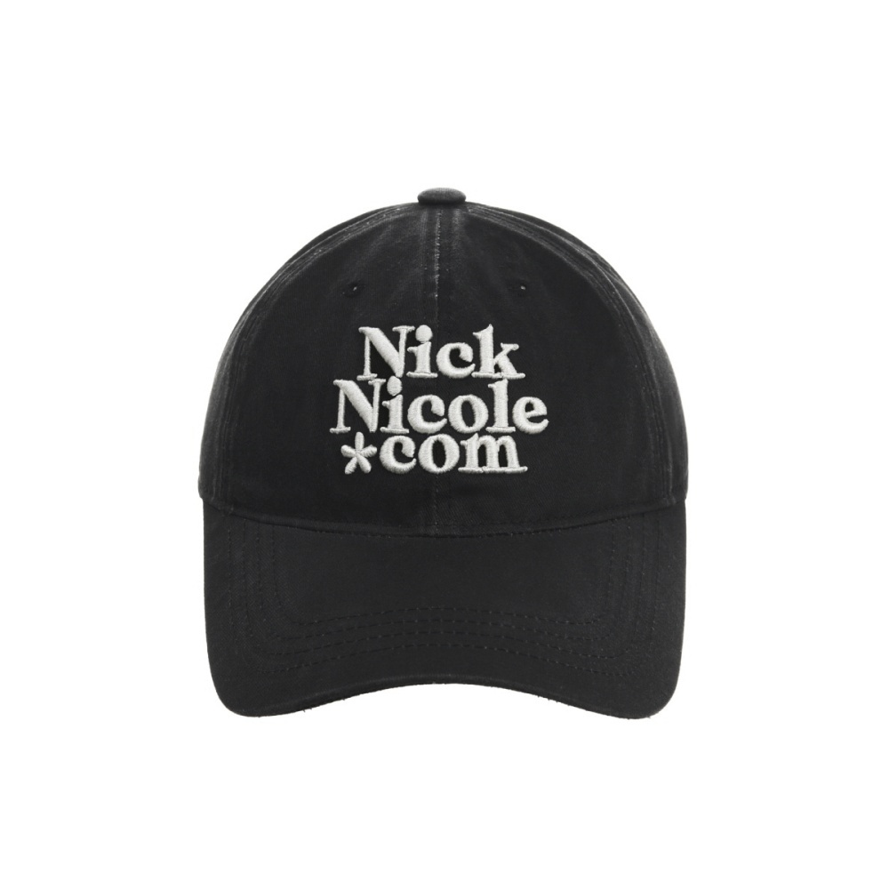KOR-CCG0327-398 NN DOTCOM SIGNATURE BALL CAP_VINTAGE BLACK CREAM (A98)