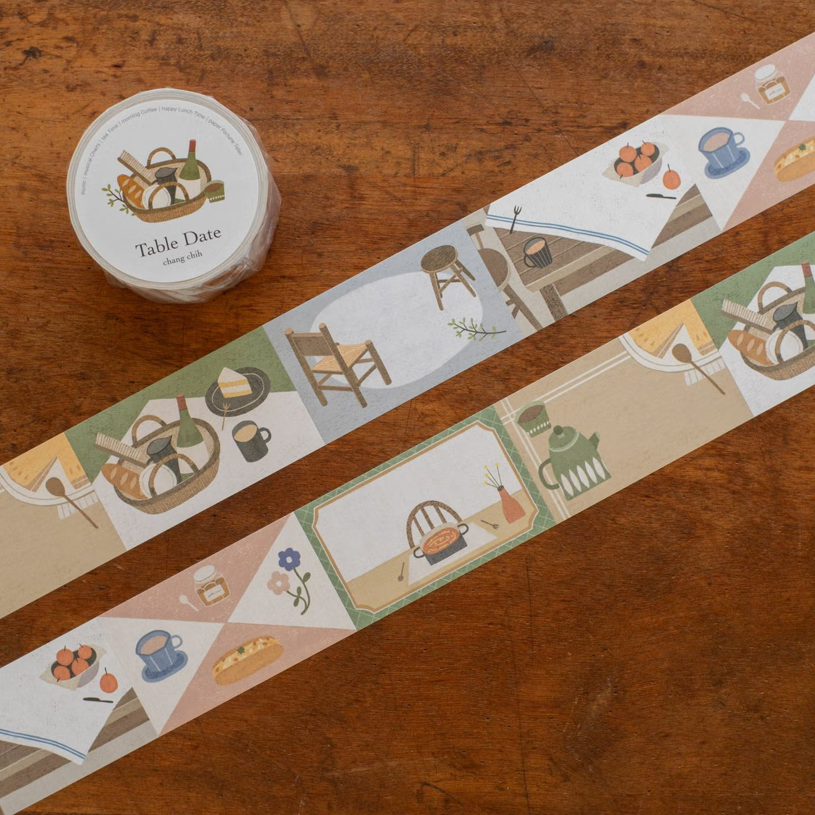 捲式便利貼 | chang chih「Table Date」 / 手紙社 / JAPAN