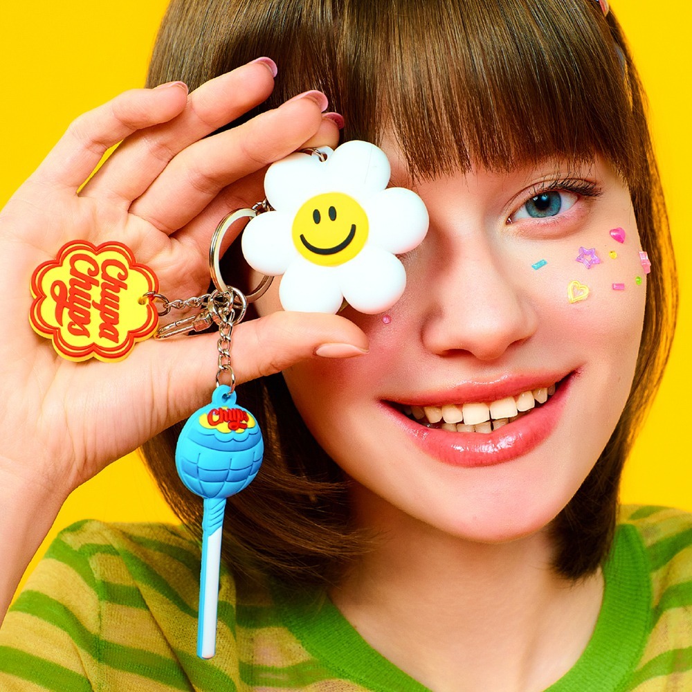 WIGGLE WIGGLE X CHUPA CHUPS Soft Keyring