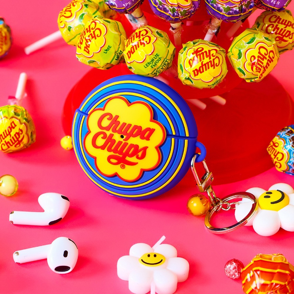 WIGGLE WIGGLE X CHUPA CHUPS AirPods Case Keyring - AirPods 4