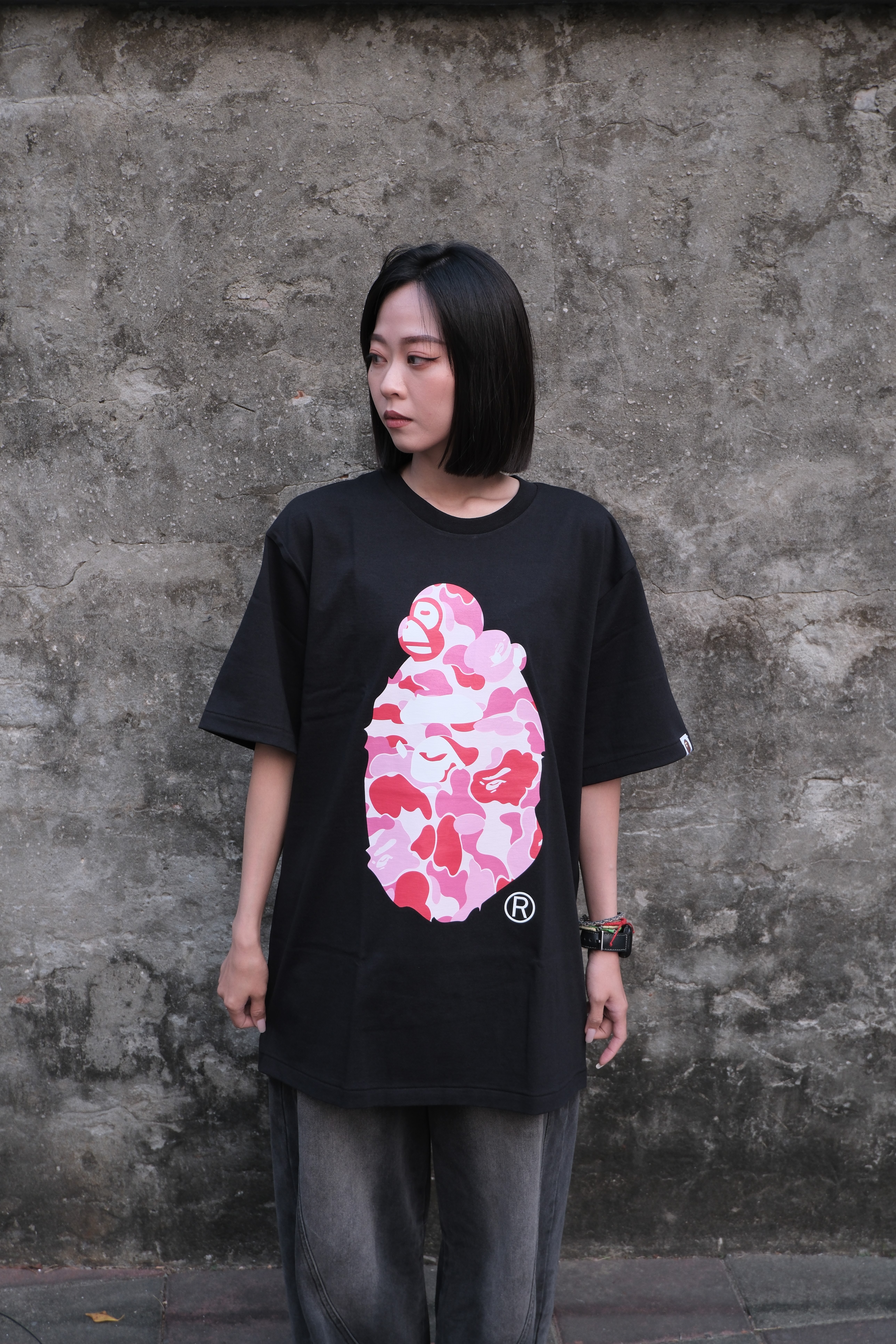 BAPE ABC CAMO MILO ON BIG APE 迷彩 大猿頭 短Tee 2M30110003