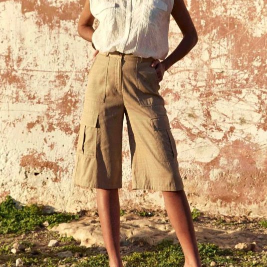 1LP0327-097 [LA PETITE ETOILE] Bermuda Plina - Beige #PLINA-S112612T1A/13-BEIGE (EU)