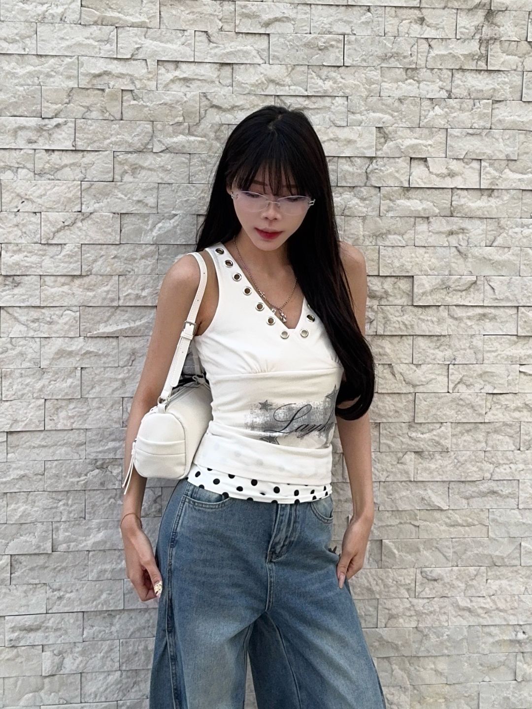 歐美辣妹圈環比基尼背心