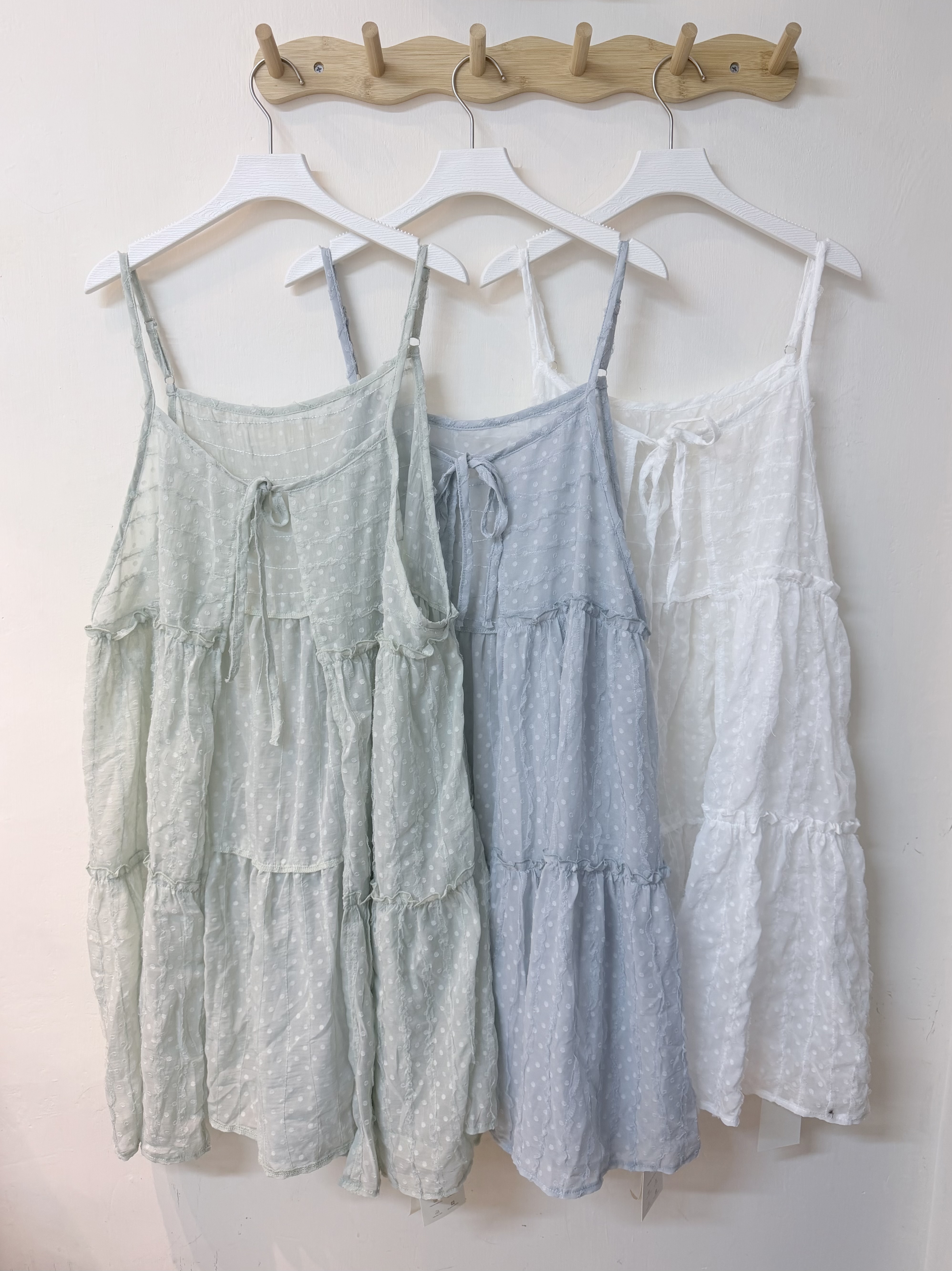 日系波點半透Ruffle邊外搭🎐