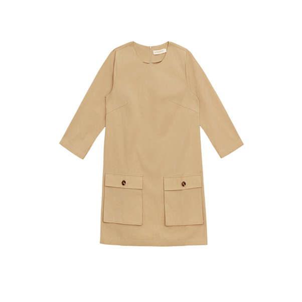 1LP0327-106 [LA PETITE ETOILE] Romea Dress Camel #ROMEA-R102612U0A/15-CAMEL (EU)