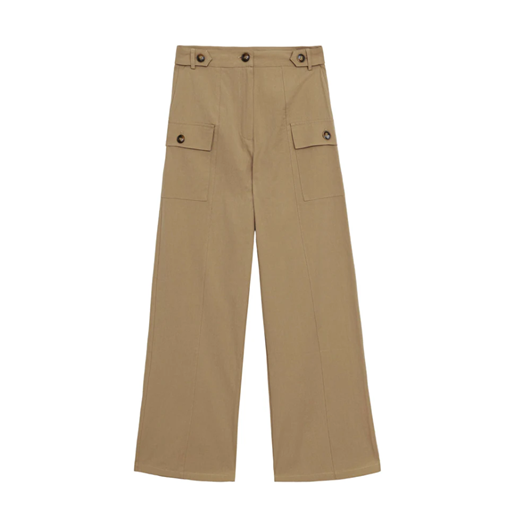 1LP0327-100 [LA PETITE ETOILE] Poldie Trousers Taupe #POLDIE-P102612U0A/14-TAUPE (EU)