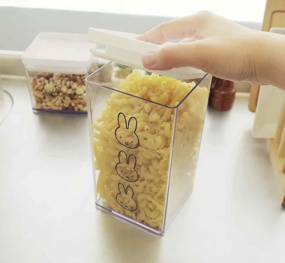 JP Miffy 透明密封保存容器 1600ml M 6678 TK260327