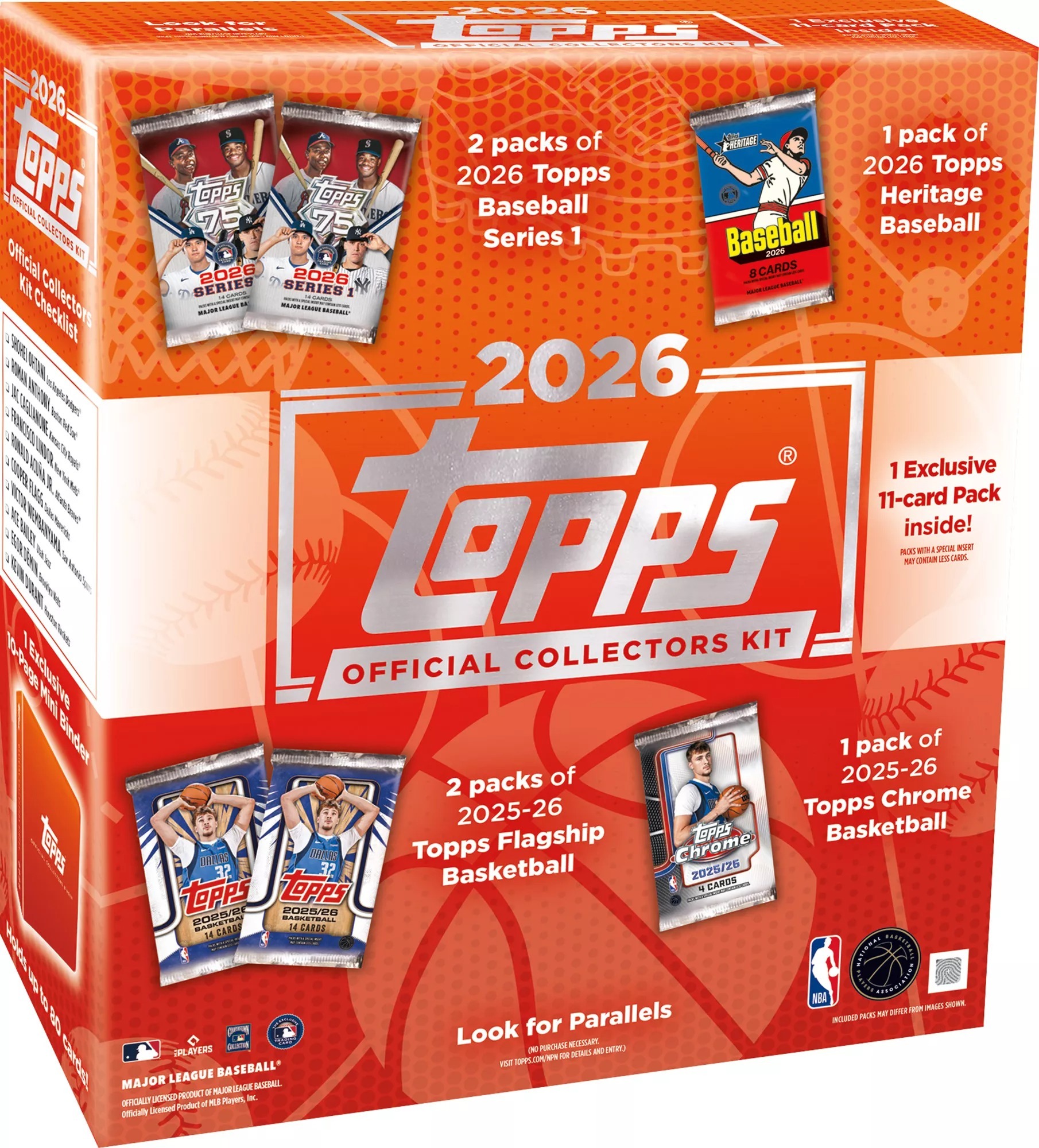 MLB球員卡 2026-27 Topps Collector Kit Collection: Wave 1 完整盒出售 封膜未拆 通路獨家 全新