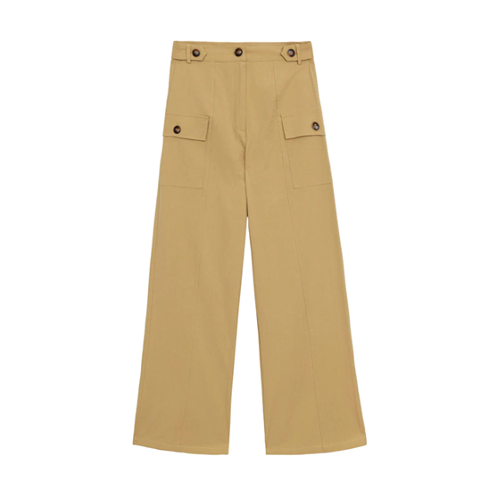 1LP0327-101 [LA PETITE ETOILE] Poldie Trousers Camel #POLDIE-P102612U0A/15-CAMEL (EU)