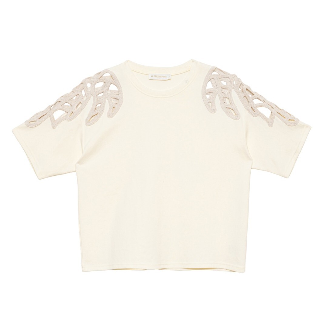 1LP0327-204 [LA PETITE ETOILE] T-shirt Taisy Ecru #TAISY-T102613F1B/11-ECRU (EU)