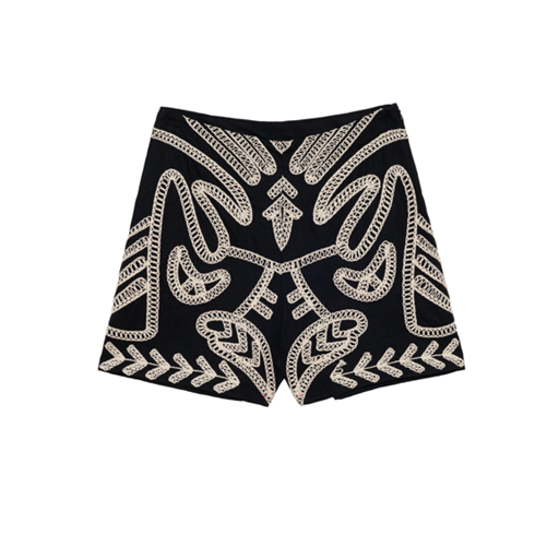 1LP0327-203 [LA PETITE ETOILE] Shey Shorts Black/White #SHEY-S102613L5A/00-NOIR/ECRU (EU)