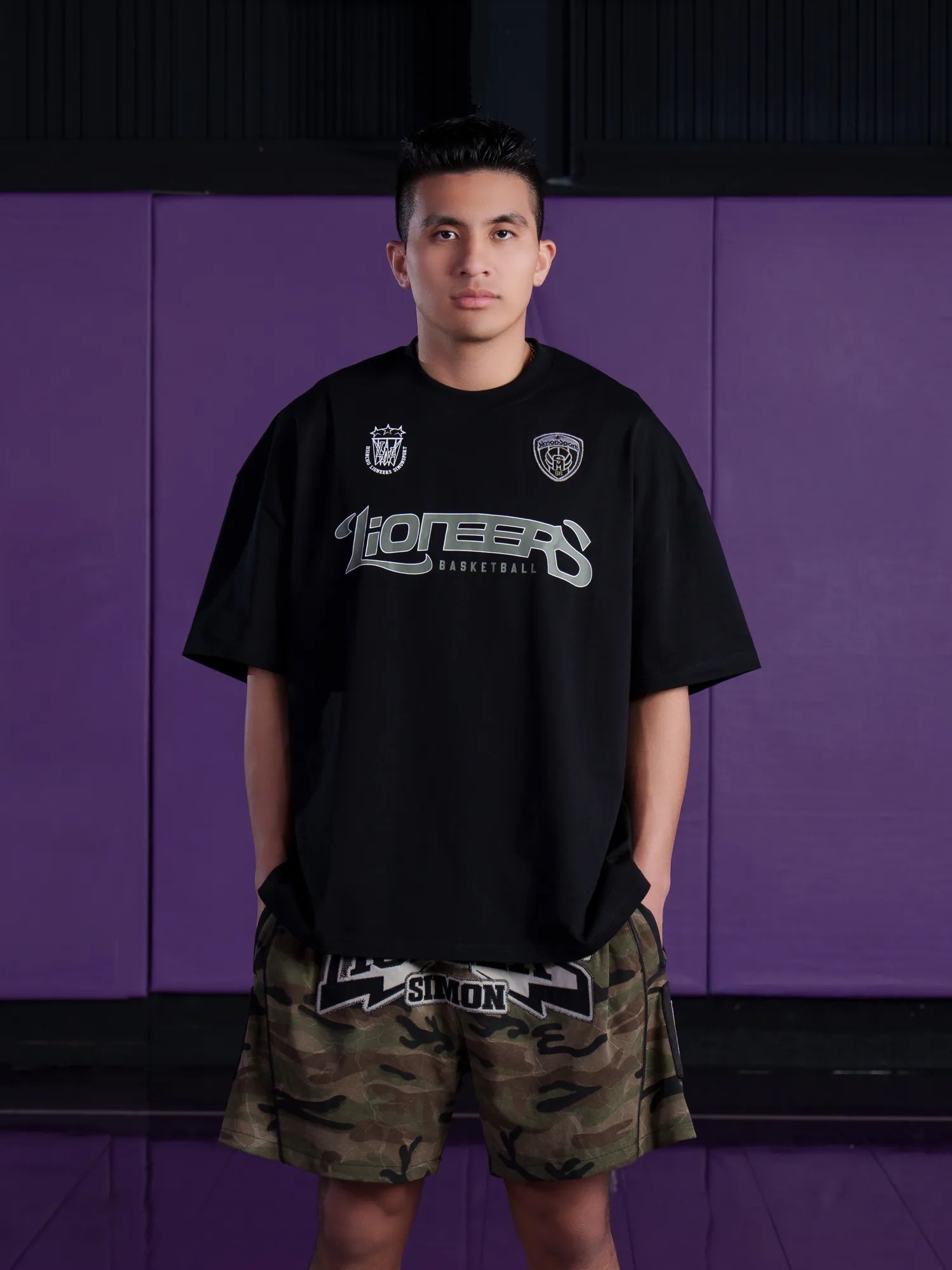 25-26 LN X SIMON  經典圓領上衣｜黑