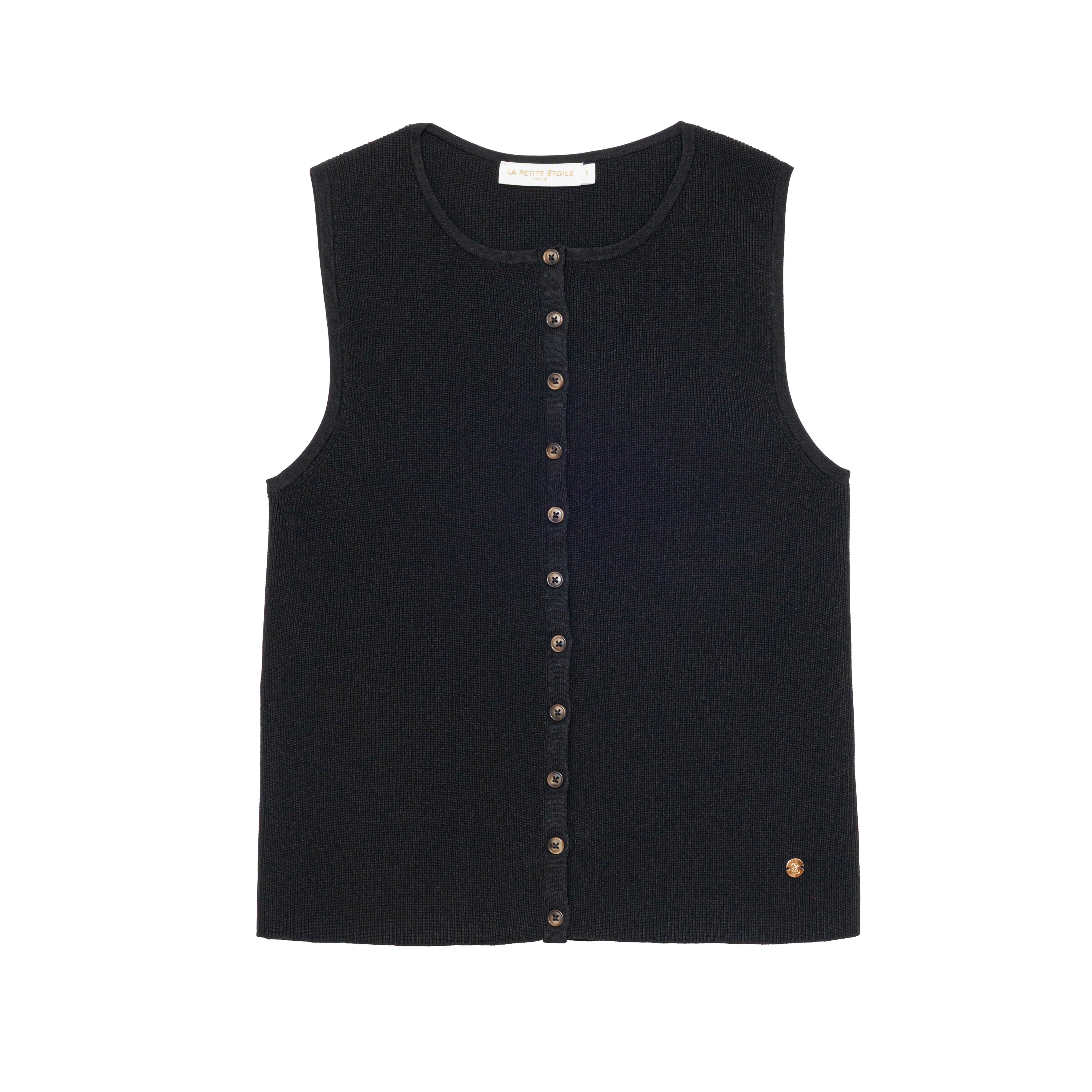 1LP0327-184 [LA PETITE ETOILE] Maggie Knitwear Black #MAGGIE-M232613Z0A/00-NOIR (EU)