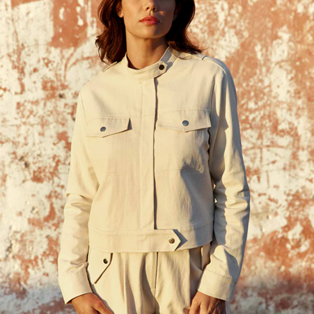 1LP0327-125 [LA PETITE ETOILE] Veste Nevada Naturel #NEVADA-V202612B4A/05-NATUREL (EU)