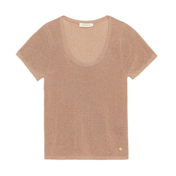 1LP0327-134 [LA PETITE ETOILE] Mishan - Straight Fit T-Shirt Blush #MISHAN-M122612Z1A/39-BLUSH (EU)