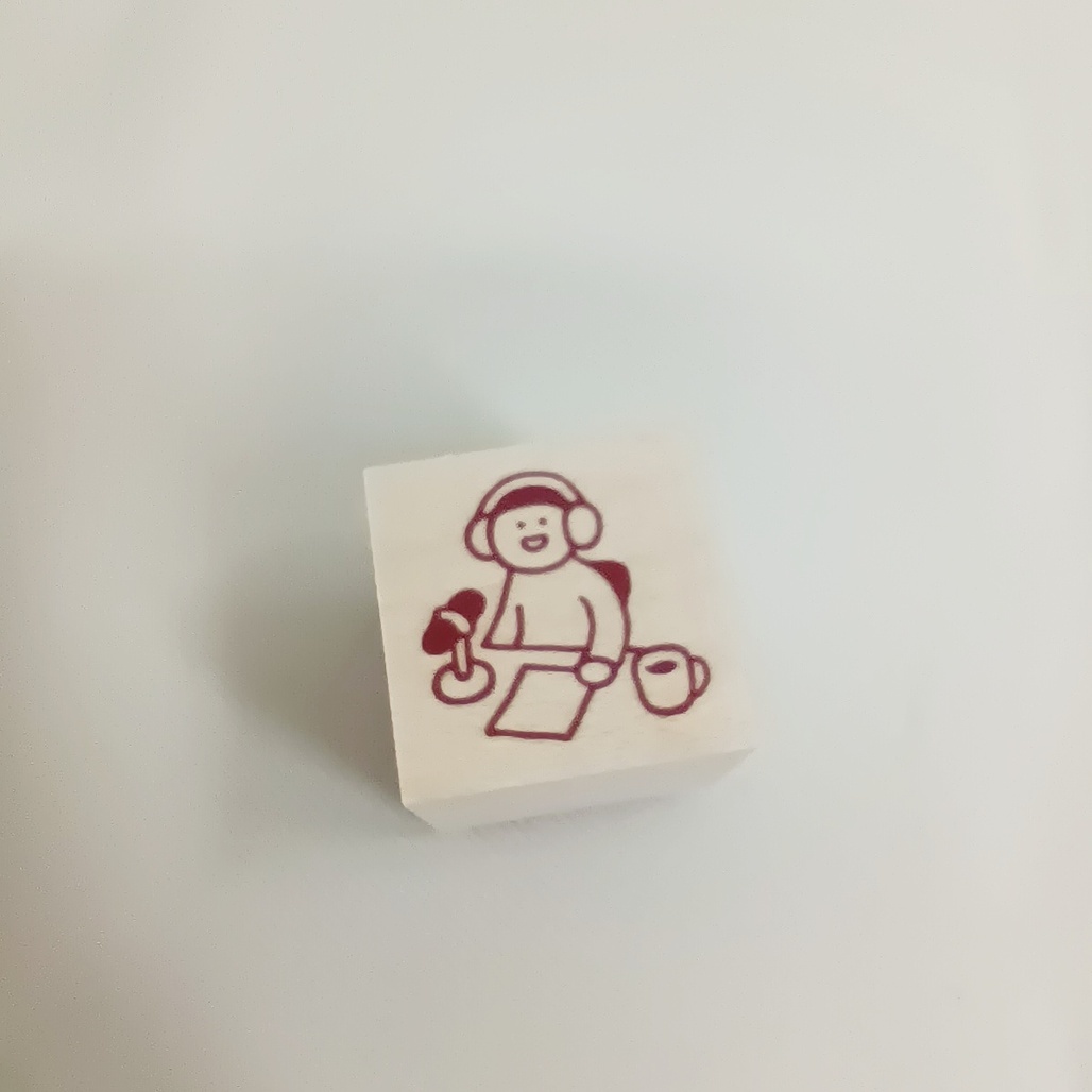 日本little lu．2026春 1x1.5/2x2cm原創印章 共四款