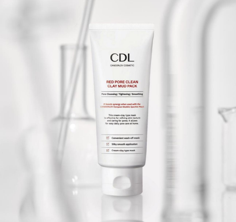 AG260326-D3-CDL-彩多樂悠紅煥顏泥膜-CANDORLOV RED PORE CLEAN CLAY MUD PACK-80ml-(EXP-11/10/2027)