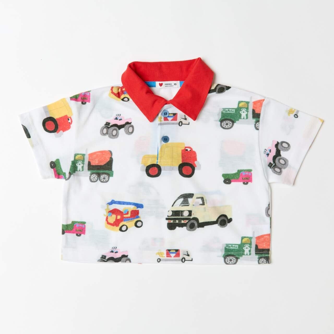 90-130 MICO 紅領汽車印花polo