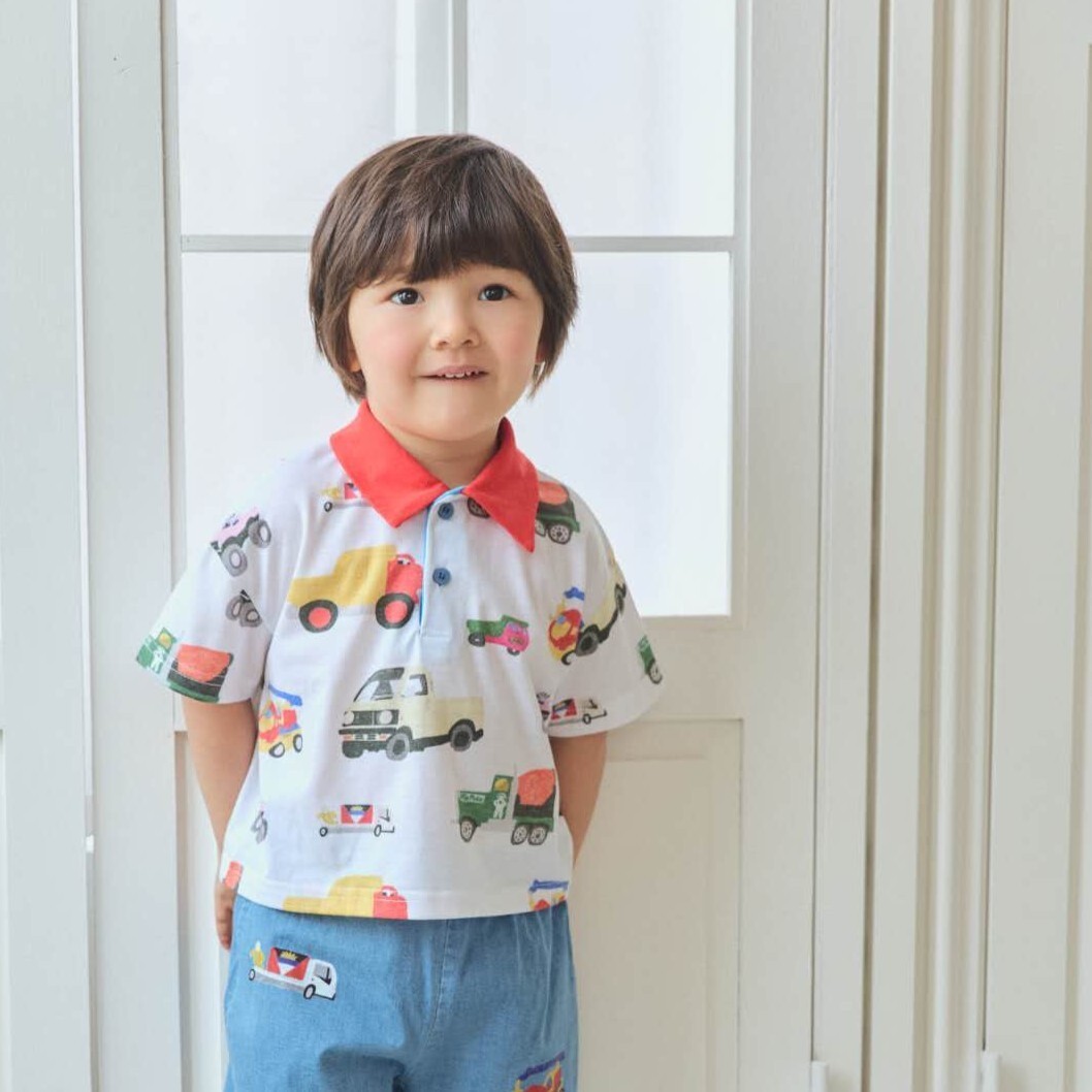 90-130 MICO 紅領汽車印花polo