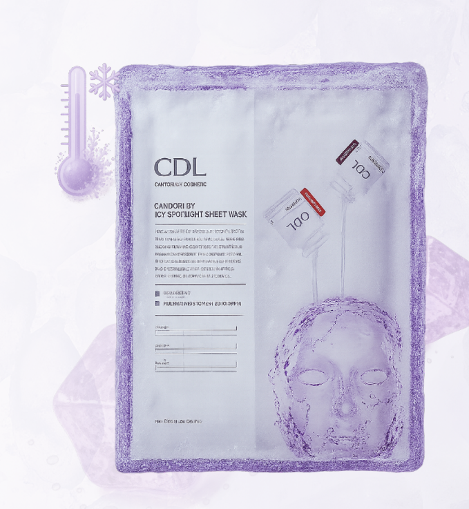 AG260326-D13-CDL-CANDORLOV 彩多樂冰點光亮SPOT LIGHT面膜-CANDORLOV ICY SPOT SHEET MASK-25ml*10ea-(EXP-5/21/2028)