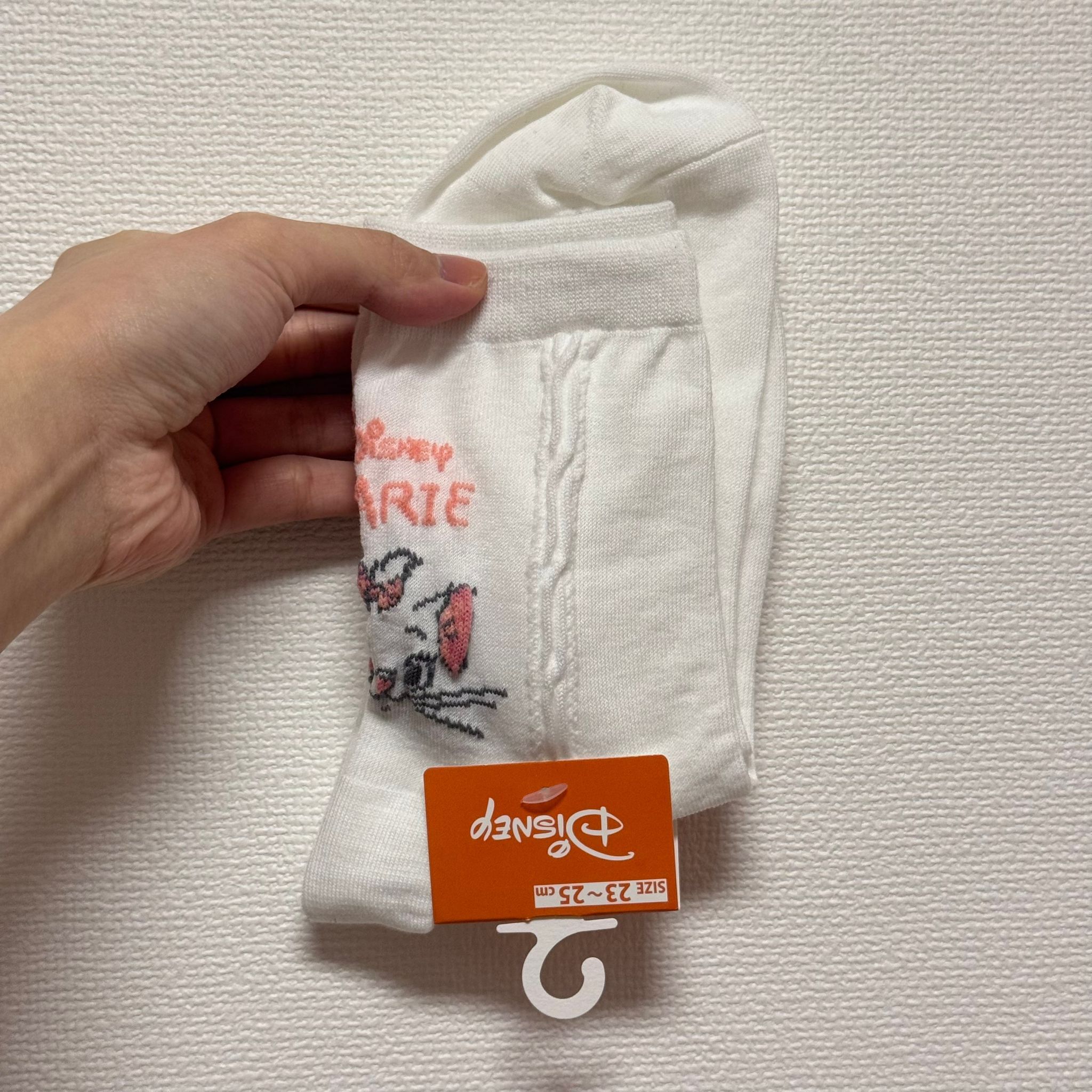 JP Marie 皺皺中筒襪 白 23-25 2648 TK260327