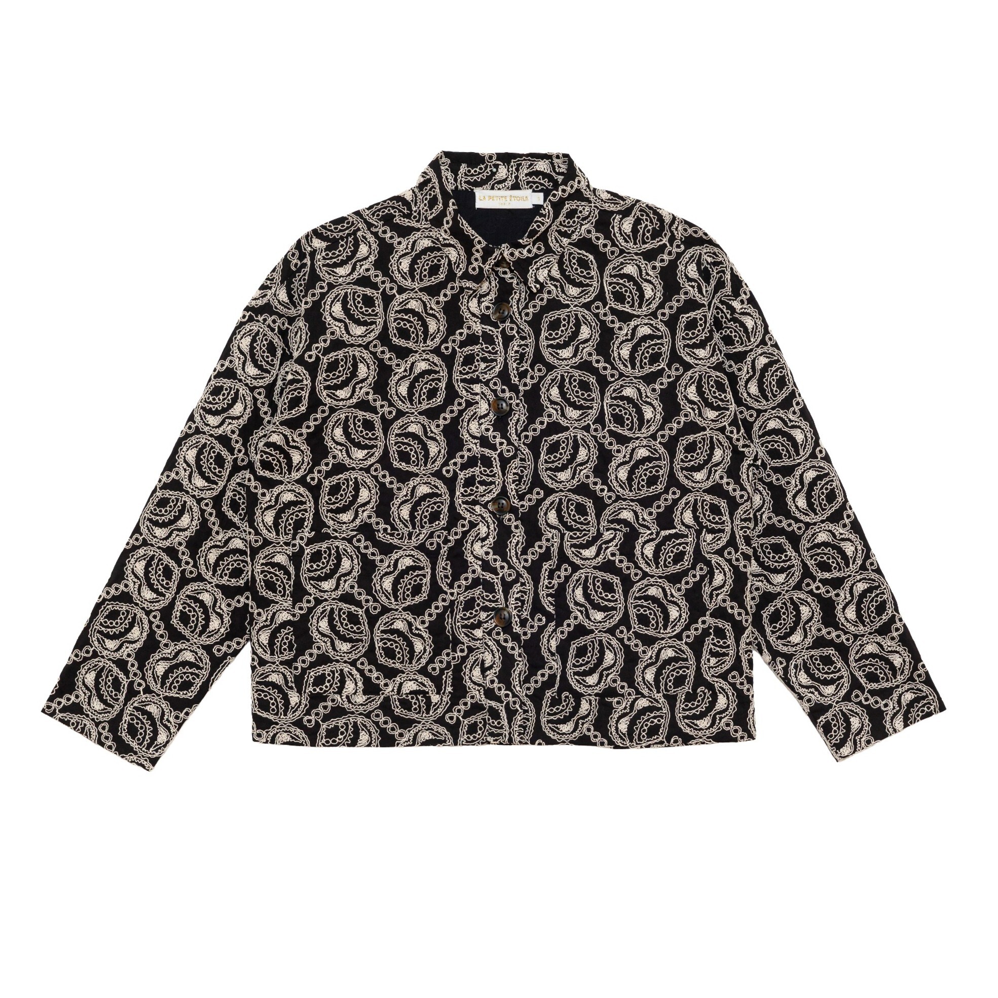 1LP0327-355 [LA PETITE ETOILE] Virginie Jacket Black/White #VIRGINIE-V202613C0B/00-NOIR/ECRU (EU)