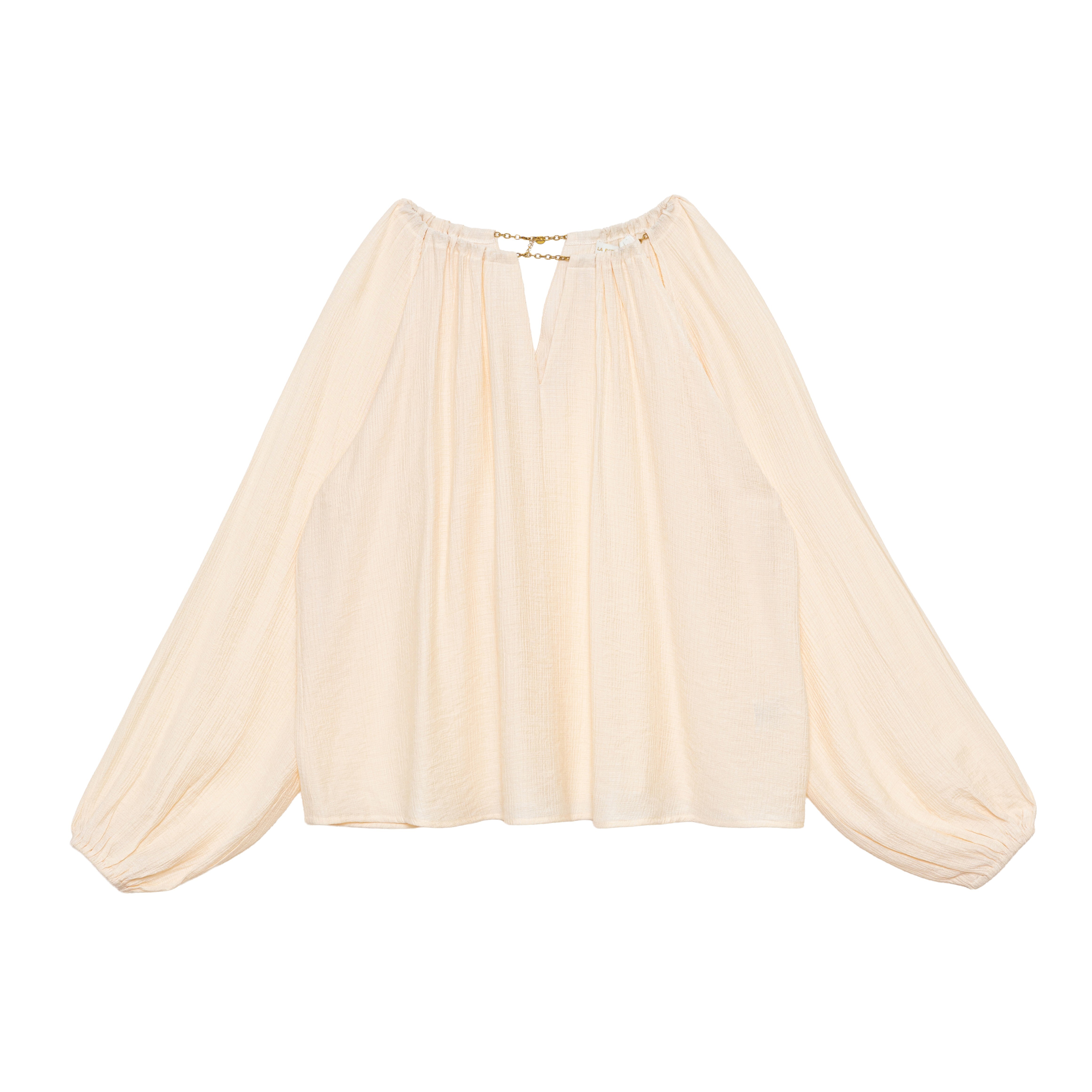 1LP0327-375 [LA PETITE ETOILE] Binty Blouse White #BINTY-B102613R4A/62-VANILLE (EU)