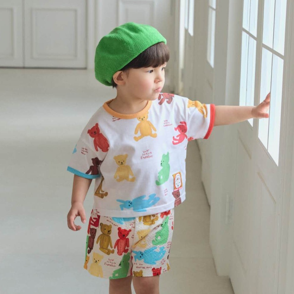 90-130 MICO 泰迪熊上衣 短褲